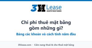 Chi phí thuê mặt bằng gồm những khoản nào và cách tính