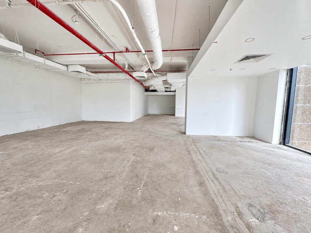 Không gian rộng của mặt bằng 499 m² tầng 3 tòa R4, bố trí linh hoạt